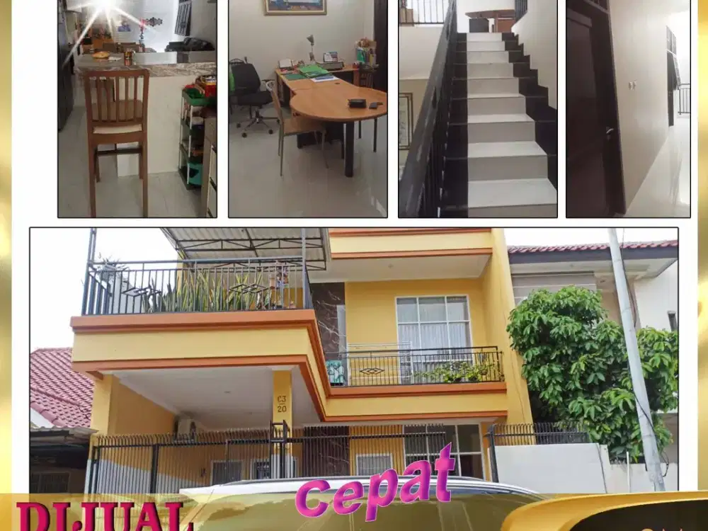 DIJUAL RUMAH Bagus 2½ Lantai - Puri Gardena Cengkareng - Jakarta Barat
