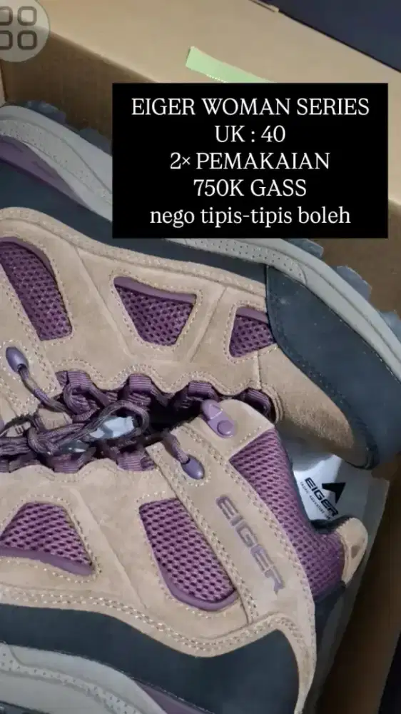 SEPATU HIKING EIGER ORI