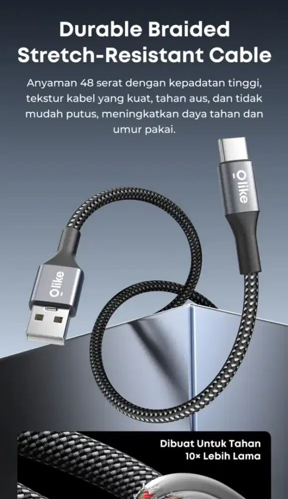 Kabel charger OLIKE D115C fast charging