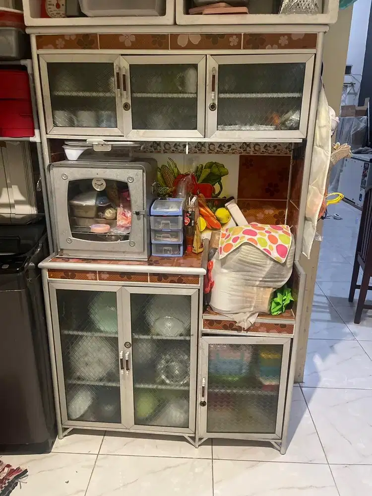 Lemari Piring Alumunium Kitchen Set  Alumunium Kuat