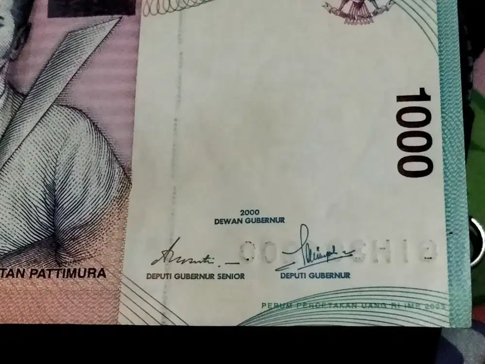 jual uang 1000 tahun 2000