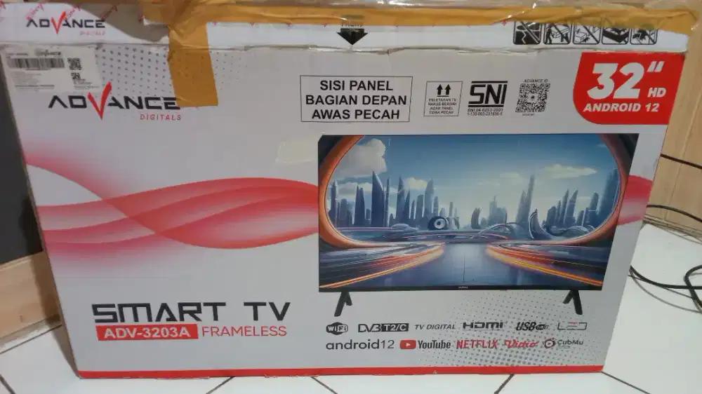 Tv LED advance android digital 32inchi