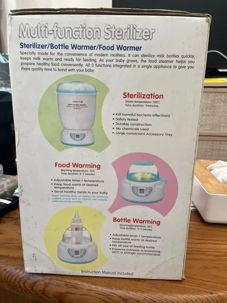 Pigeon Multi Function Sterilizer (sterilizer,bottle warme, food warmer