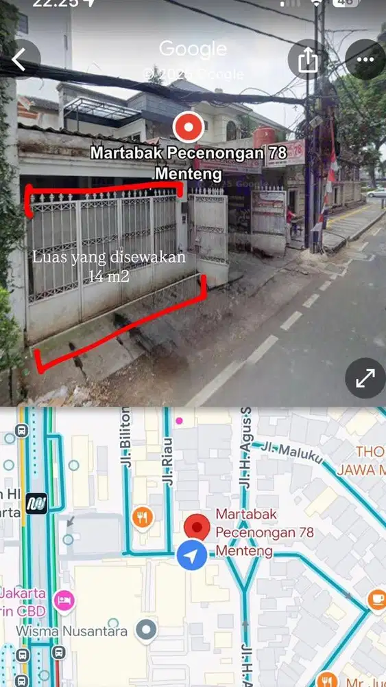 Tempat Usaha di Jl. Irian Menteng – Pinggir Jalan Utama, Akses Mudah