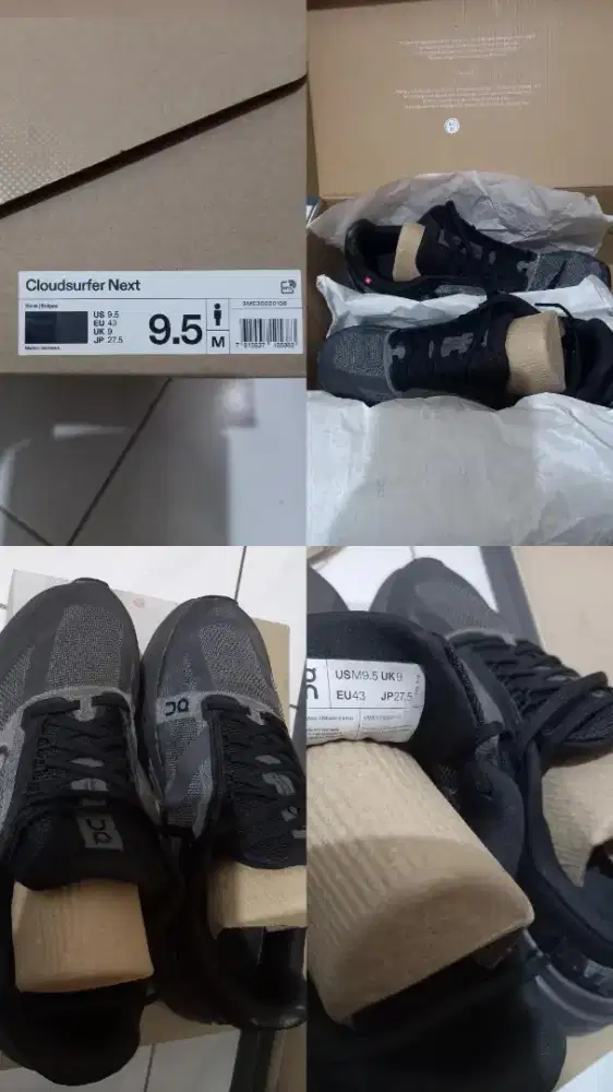 Preloved Sepatu On Cloud Cloudsurfer Next ORI