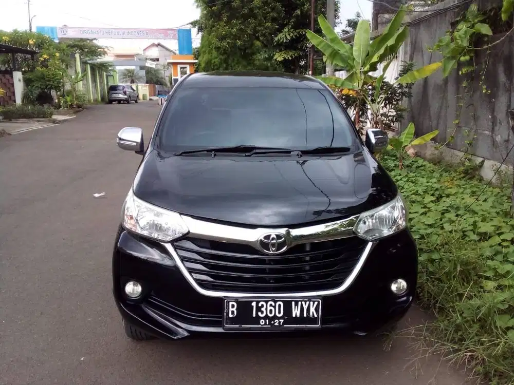 AVANZA G MT 2016 HITAM PAJAK HIDUP