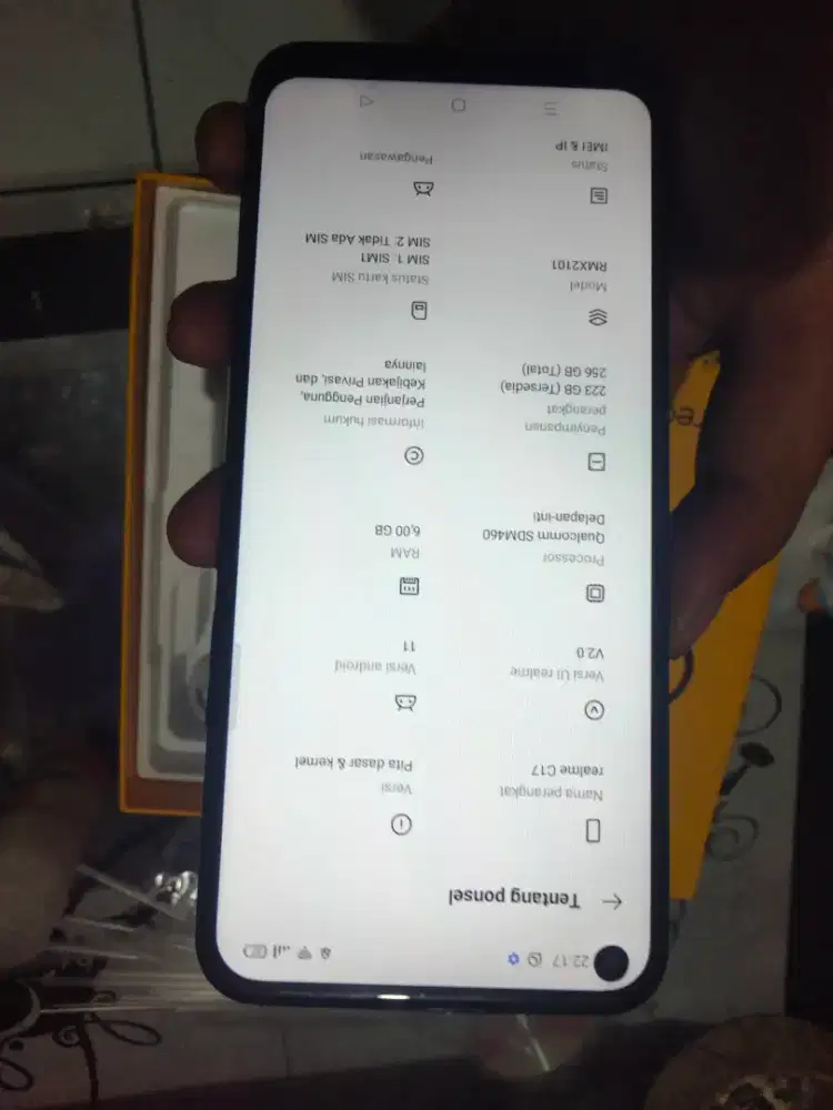 Realme C17 6/256 Original Mulus