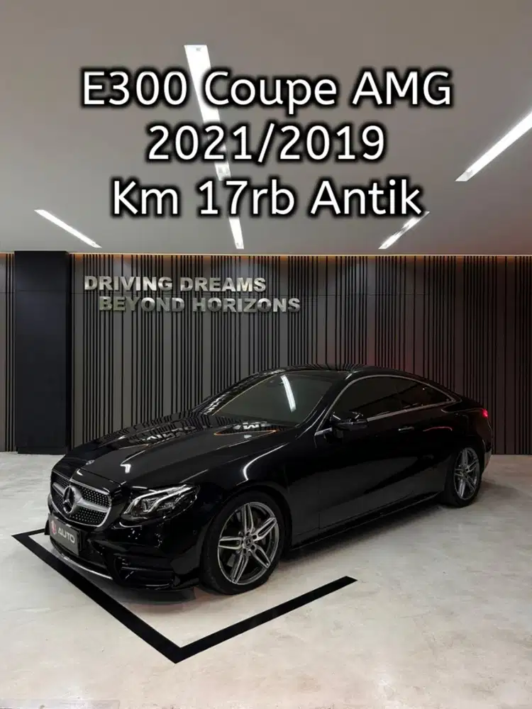 Mercedes Benz E300 Coupe AMG 2020 Hitam Mercy B66YLS Km17rb Nik 2019