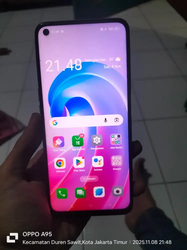 bantuin tmen mau jual oppo a96 8+8/256 fullsett msih mulus bgtt