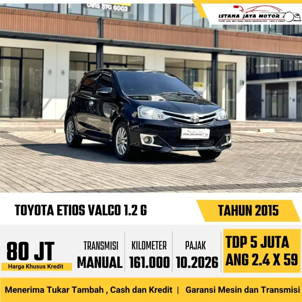Toyota Etios Valco G MT th 2015 #istana jaya motor