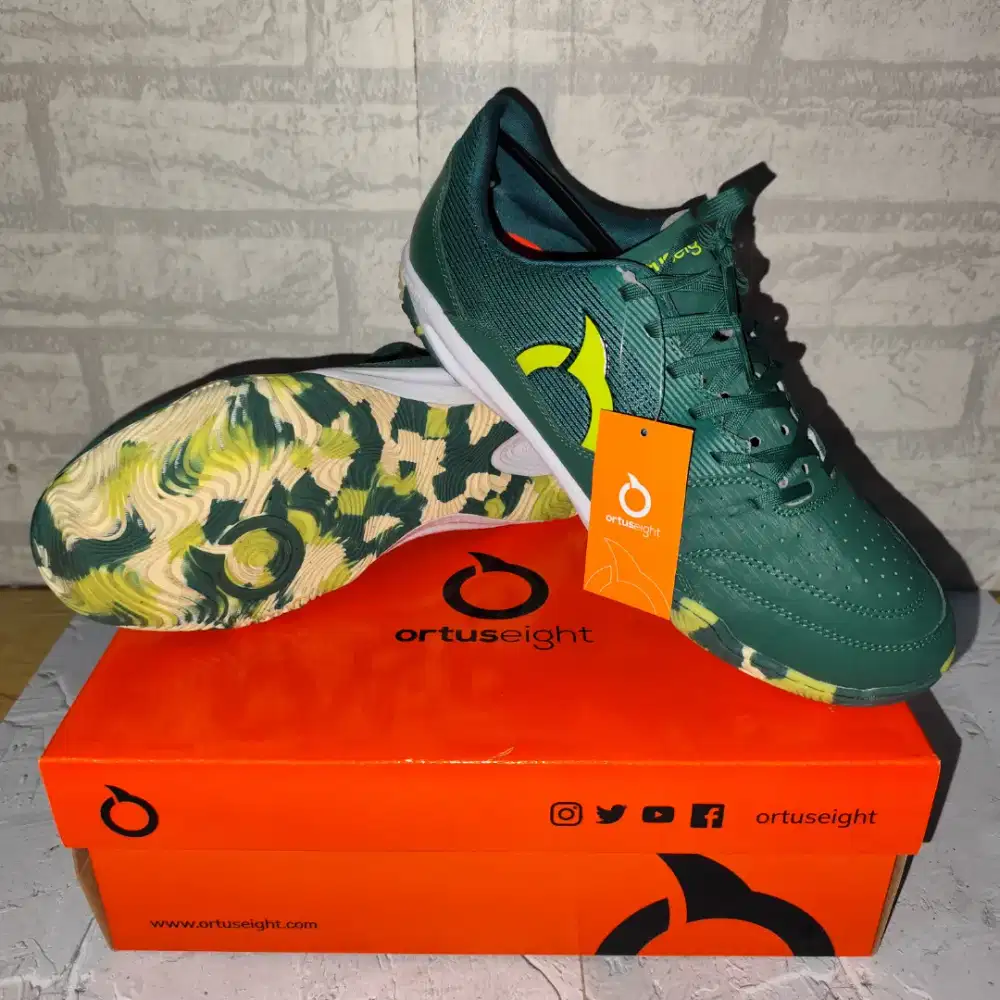 Ortuseight Sepatu Futsal Pria - Jogosala Rampage V3 Army Green Camo
