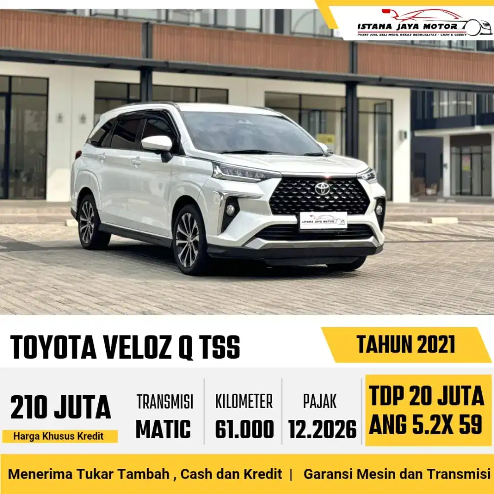 Toyota Veloz Q TSS AT th 2021 #istana jaya motor