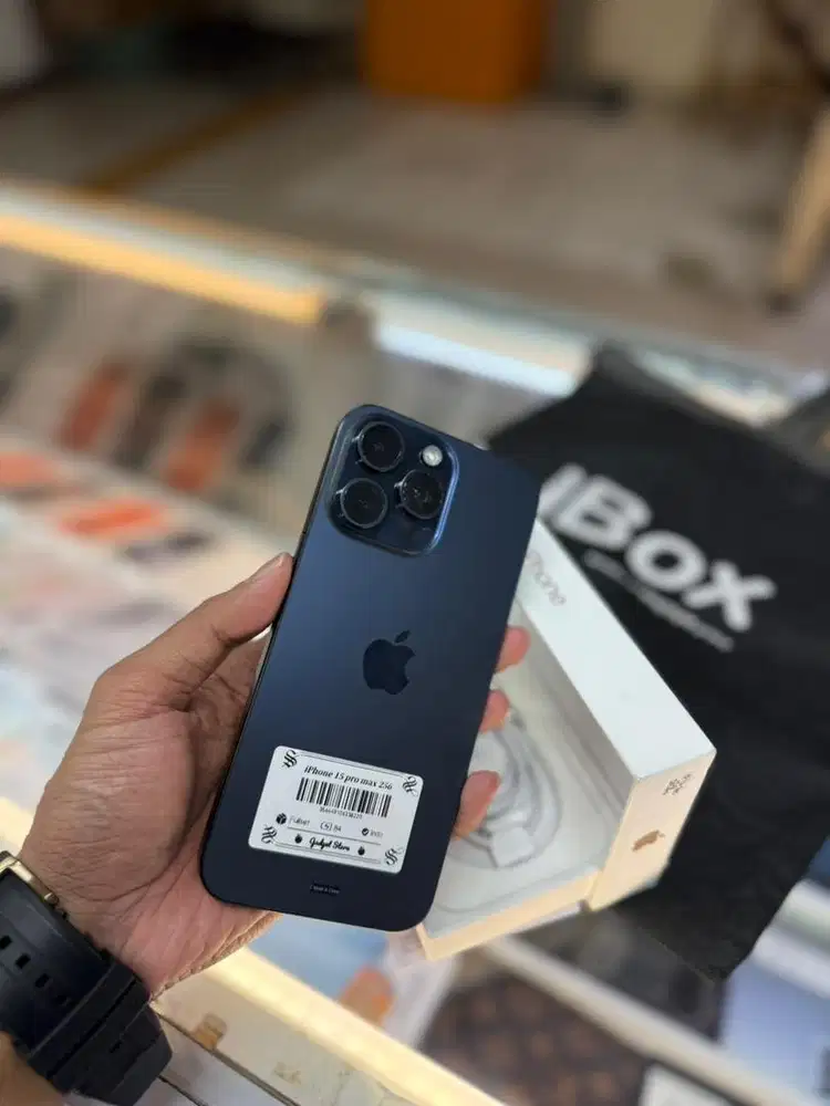 iPhone 15 pro max 256 ex iBox murah bisa dicicil tukar tambah