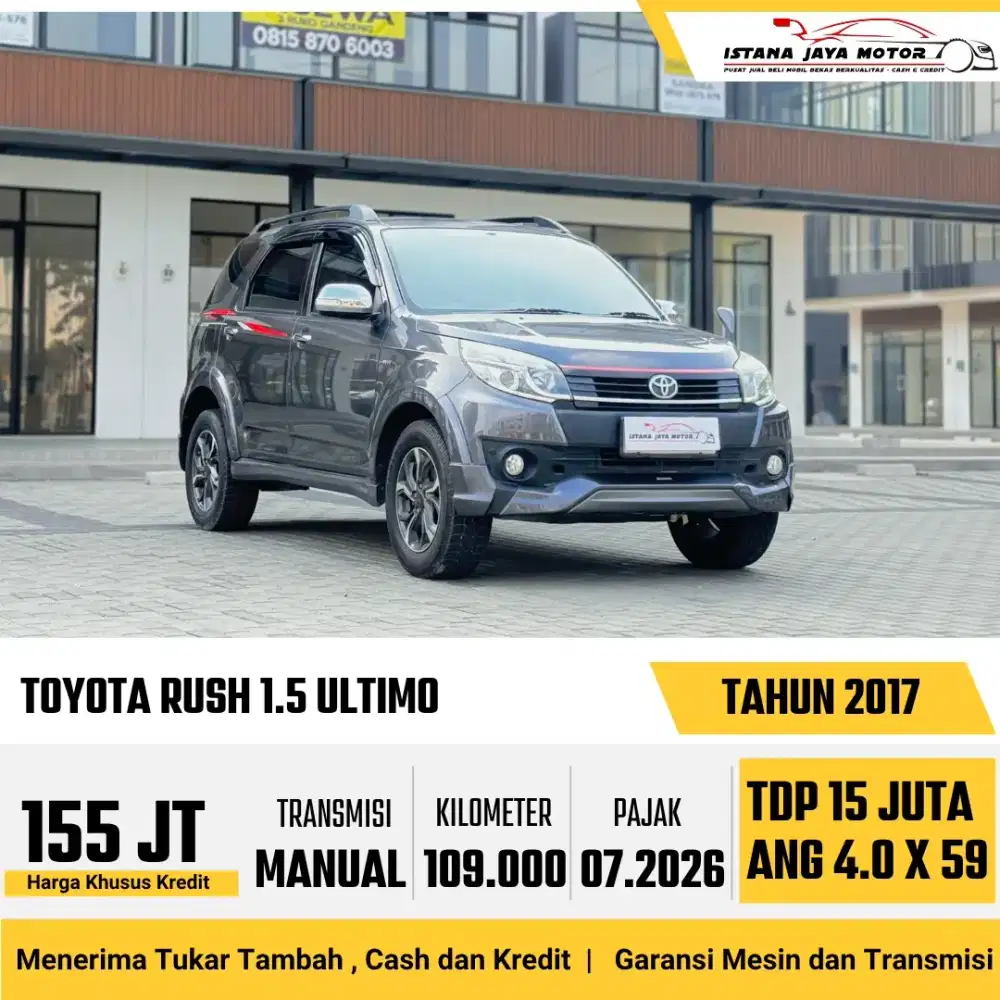 Toyota Rush TRD Ultimo Manual th 2017 #istana jaya motor