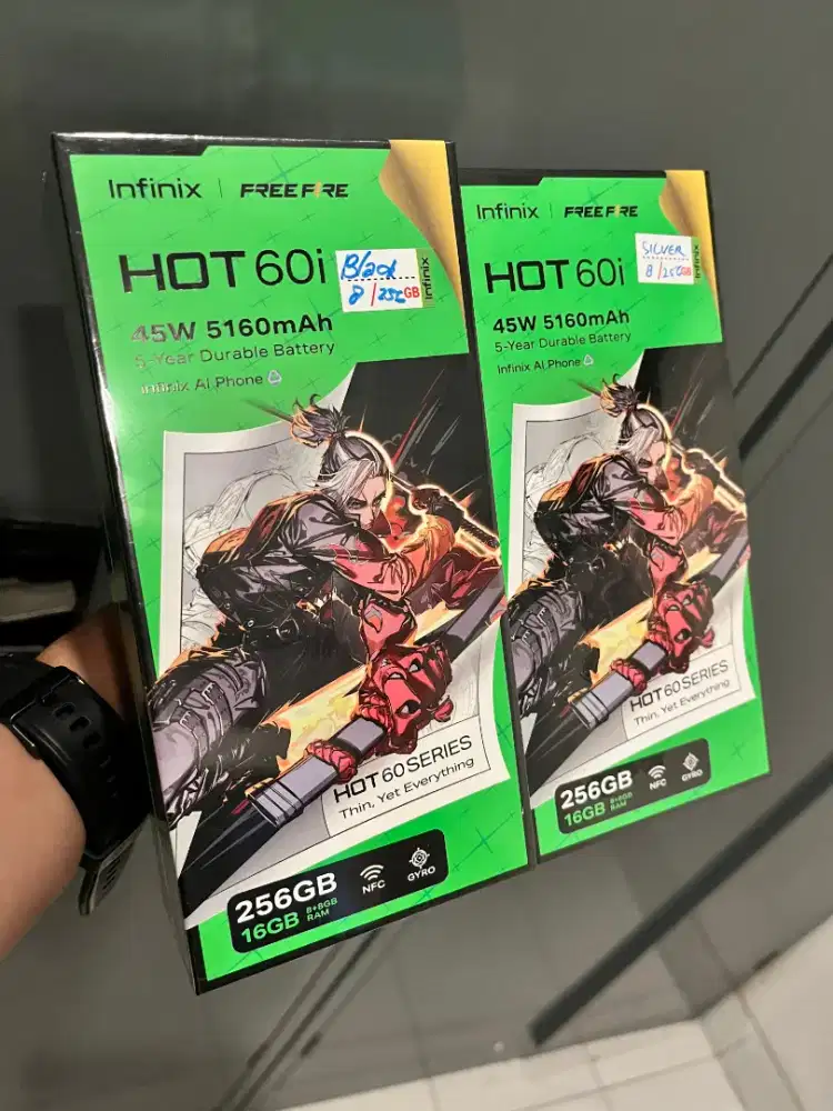 Infinix Hot 60i 8GB+8GB/256GB Termurah New Segel
