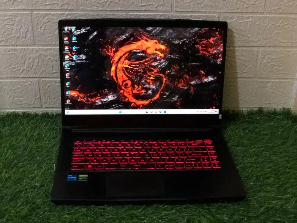 MSi GF63 CORE i5-11400H GTX 1650 RAM 16/512 GB SSD LikeNew Siap Pakai