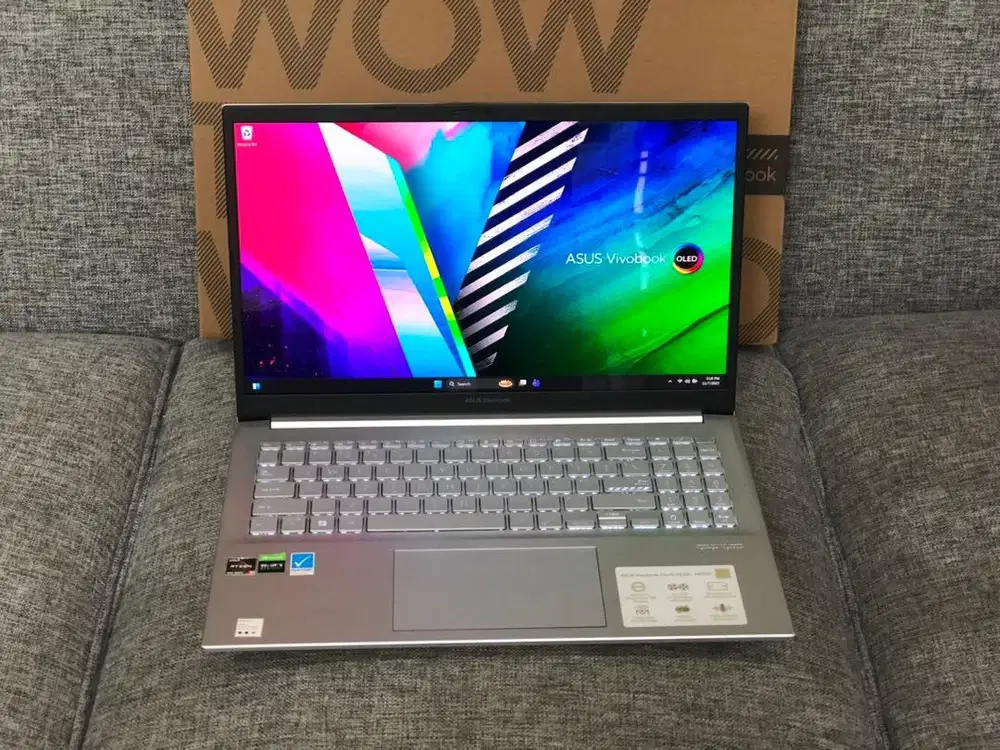 Asus OLED 15 Ryzen 9 5900HX RTX 3050 Garansi Okt.2026 LikeNew FullSet