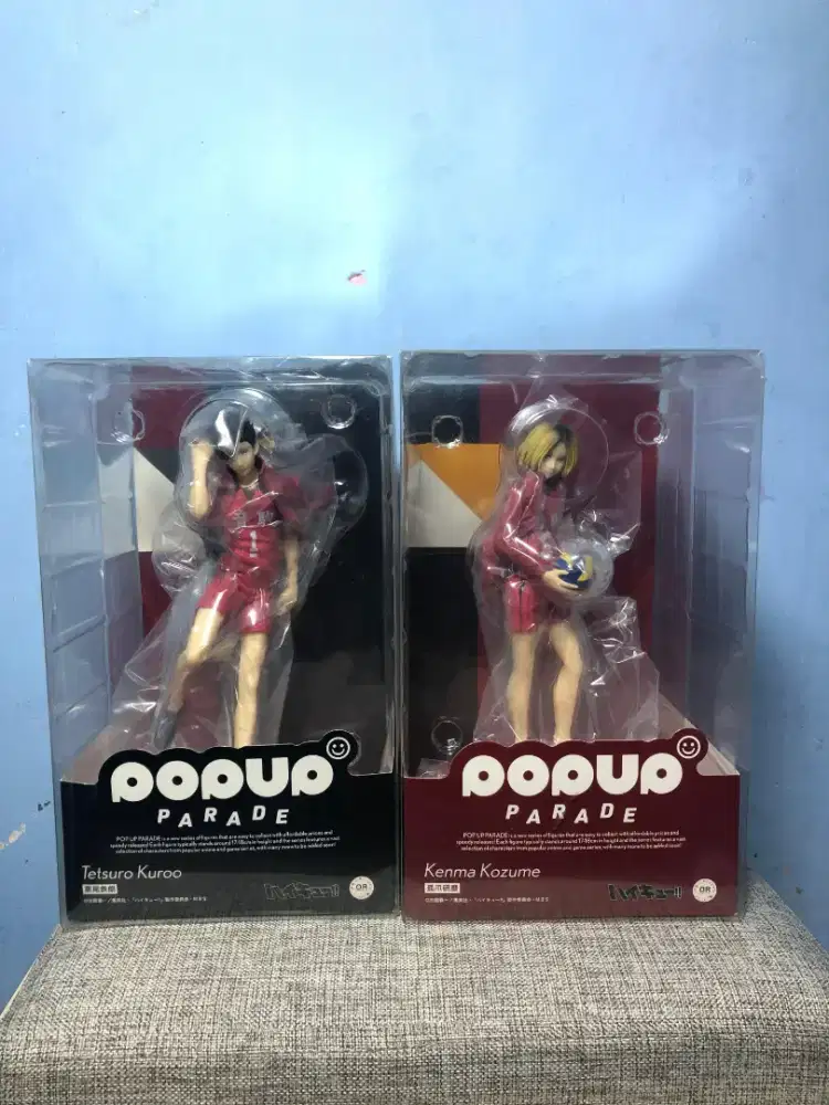 Action Figure Haikyuu!! POP UP PARADE Kuroo & Kenma Ori – Masih Segel