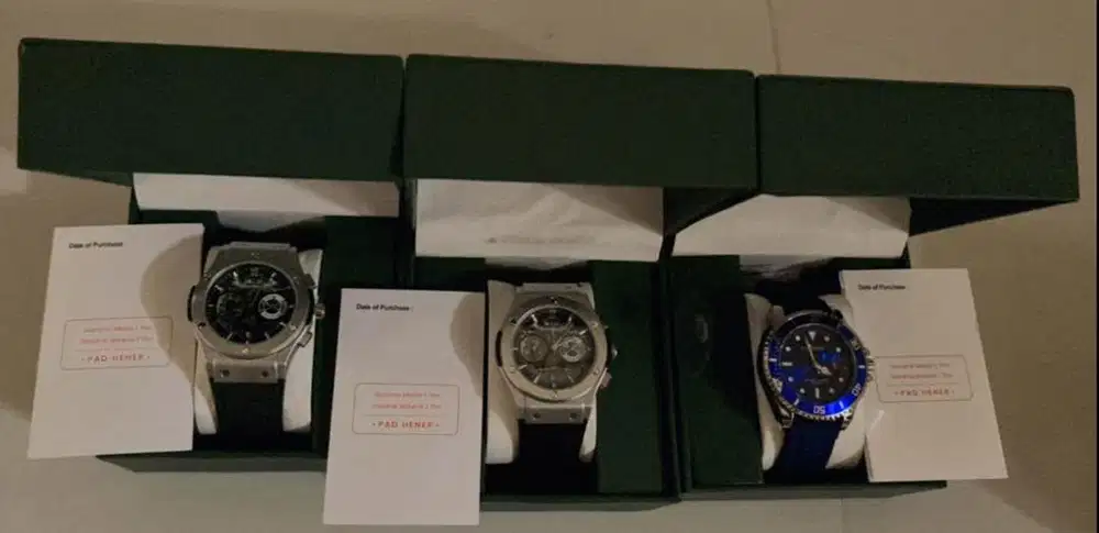 JAM TANGAN PAD HENER COLECTION TAHAN AIR