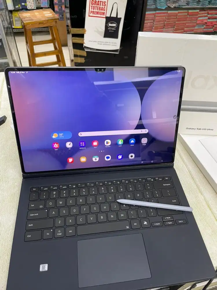 Samsung Galaxy Tab S10 Ultra 12/256gb free keybord penc original sein