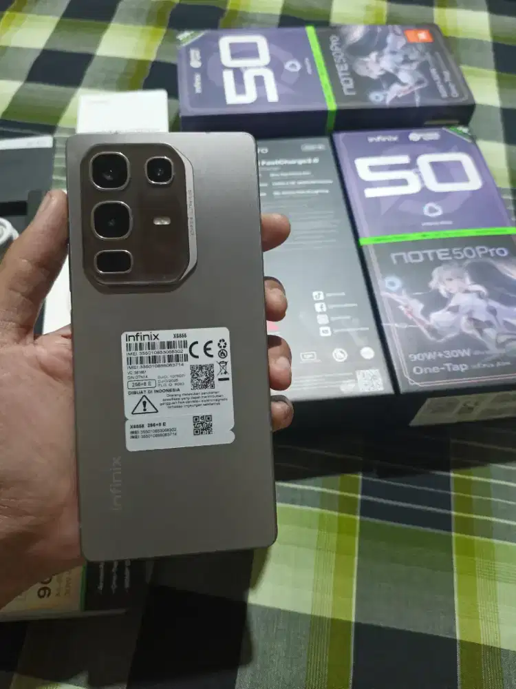 Infinix Note 50 Pro 8+8/256 Mulus Fullset