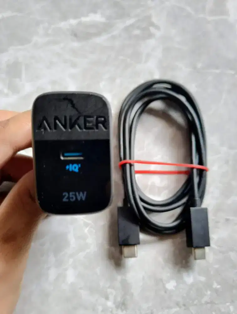 Charger Anker original 25 Watt fast charging casan android/iphone
