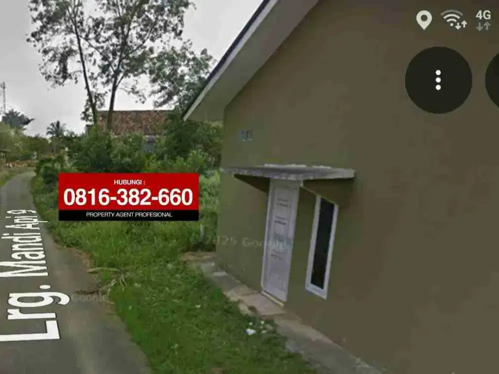 Dijual tanah 300m2 di Ilir Barat 1 Jln Mandi Api Palembang