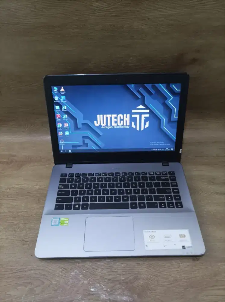 Laptop Gaming Asus Core i7 Gen 8 Dual VGA Slim Ram 24GB Siap pakai