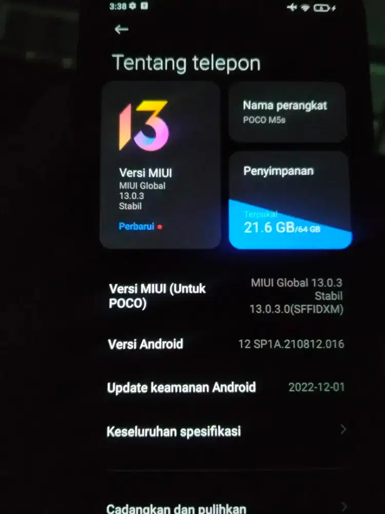 pocco m5s ram 4+1 64