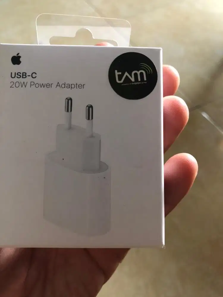 charger iphone 20 watt orisinil tam/ibox