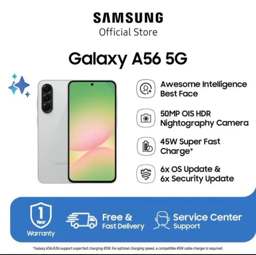 SAMSUNG A56 5G 100% ORIGINAL STORE