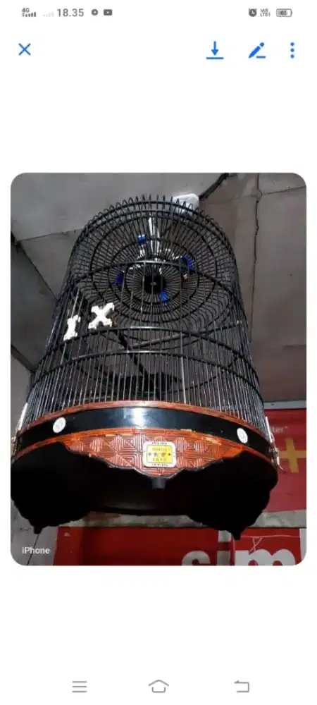 Sangkar Bulat Oriq Ukuran No.3 Dm -+54cm