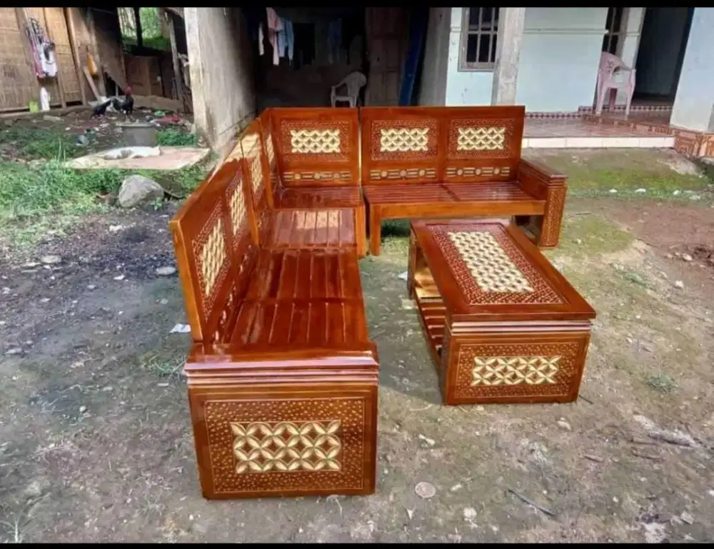 Kursi tamu jati ukir Jepara