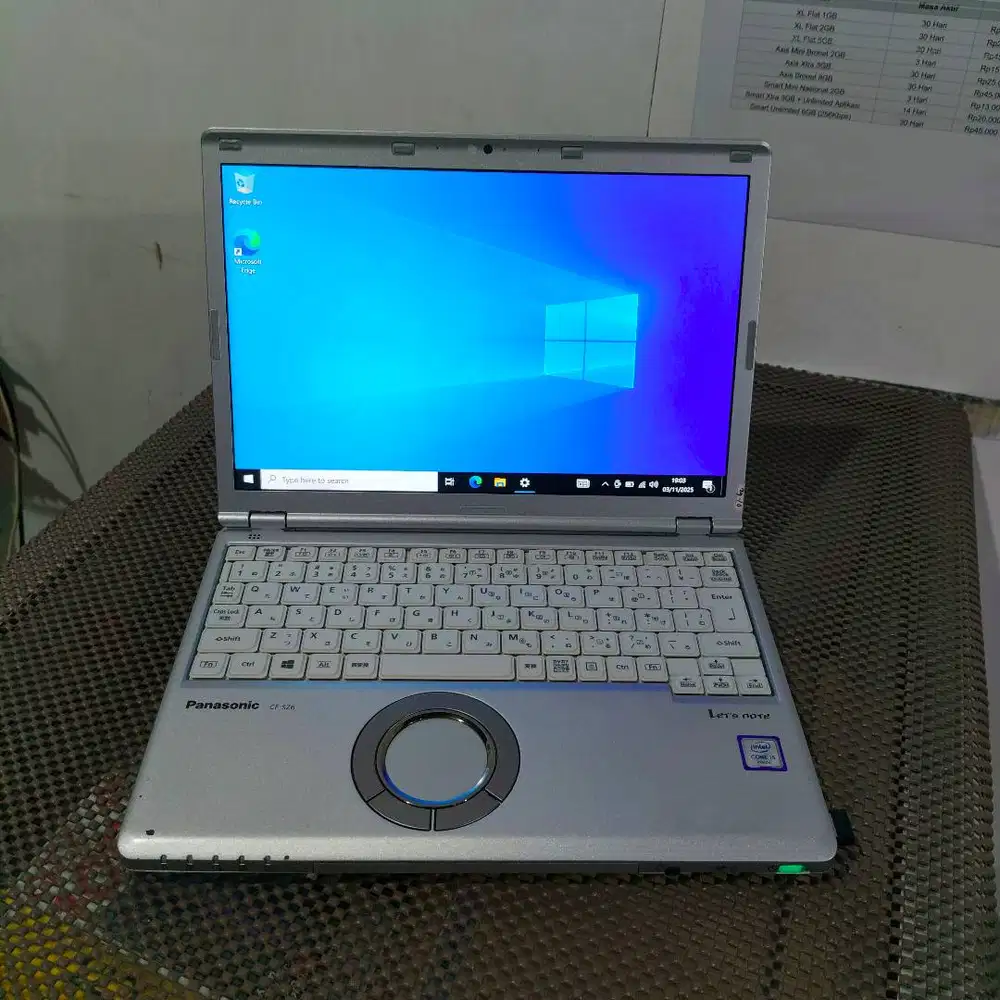 Langka Laptop Bekas Panasonic CF-SZ6 Let's Note Core i5 RAM 8GB 256GB