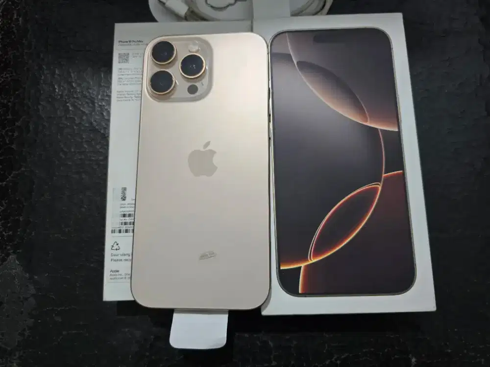 IPHONE 16 PROMAX 1TB (1000GB) IBOX MULUSSS FULSET GARANSI ON