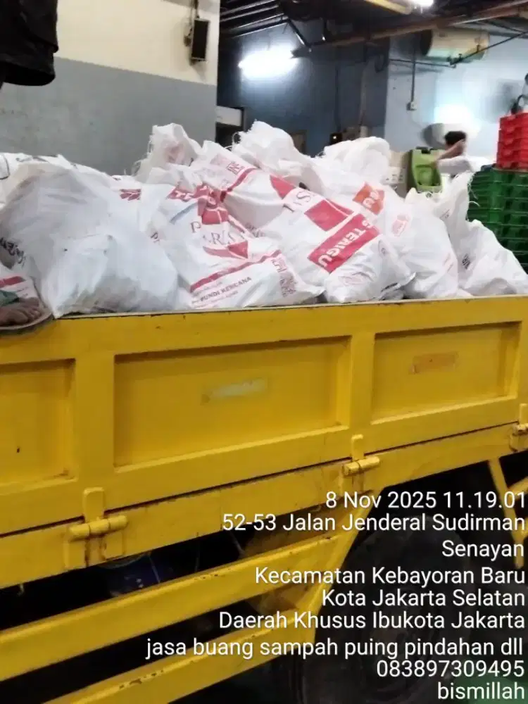 Jasa buang puing bangunan