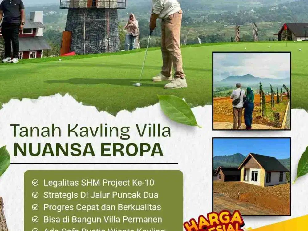 TANAH MURAH BERNUANSA EROPA DI BAWAH GUNUNG HANJAWONG LEGALITAS AMAN DI BOGOR TIMUR