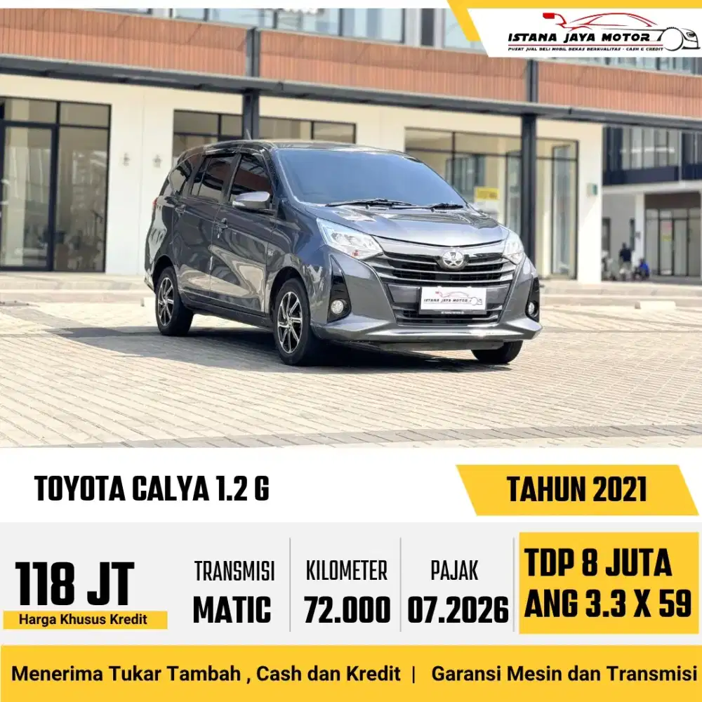 Toyota Calya G AT th 2021 #istana jaya motor