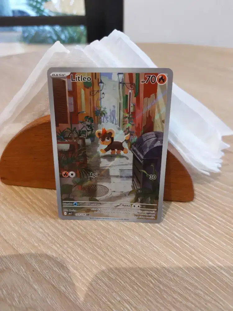 Kartu pokemon Litleo Hologram
