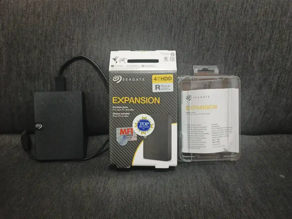 dijual hdd eksternal/external seagate 4tb garansi on s.d 10 feb 2026