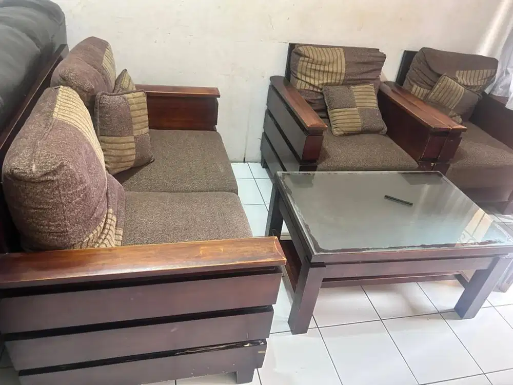 Sofa kursi kayu jati