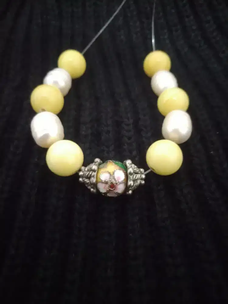 Giok kuning&mutiara air tawar