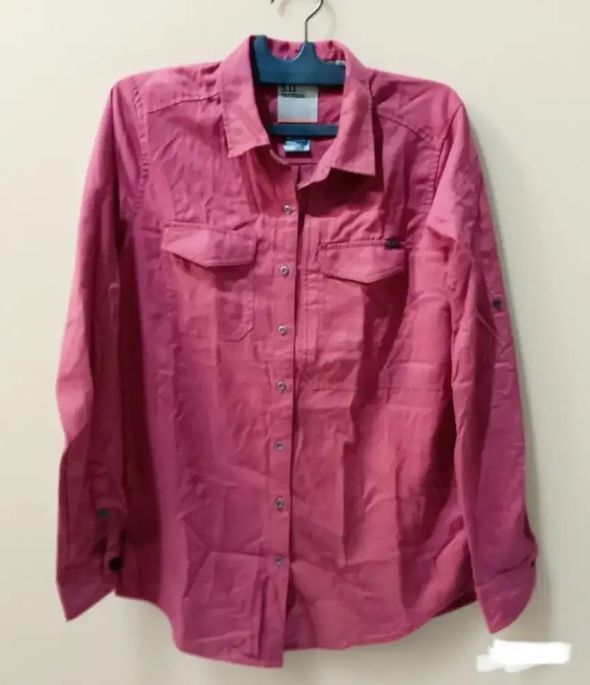 Kemeja tactical 511 maroon size L