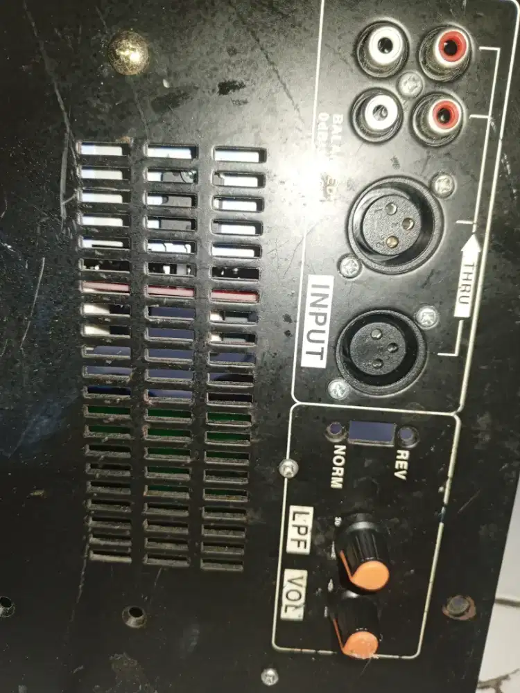 Dijual power amplier rakitan portable.