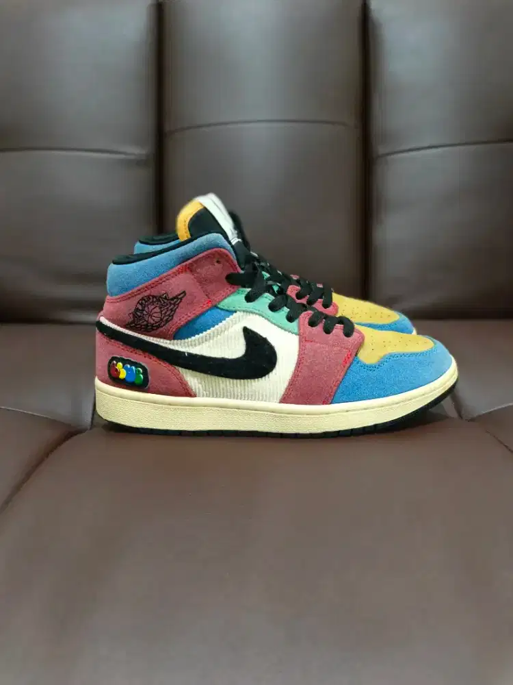 40- Sepatu second AJ 1 BLUE THE GREAT FEARLESS