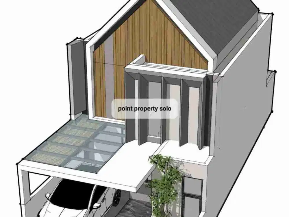 Rumah Cantik 1.5Lt Mezanine Dalam Cluster Indent Solo Kota