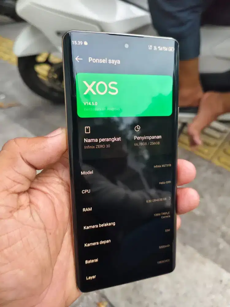 Infinix Zero 30 Ram 8+8/256 Mesin Normal Jaya Mulus Lengkap Fullset