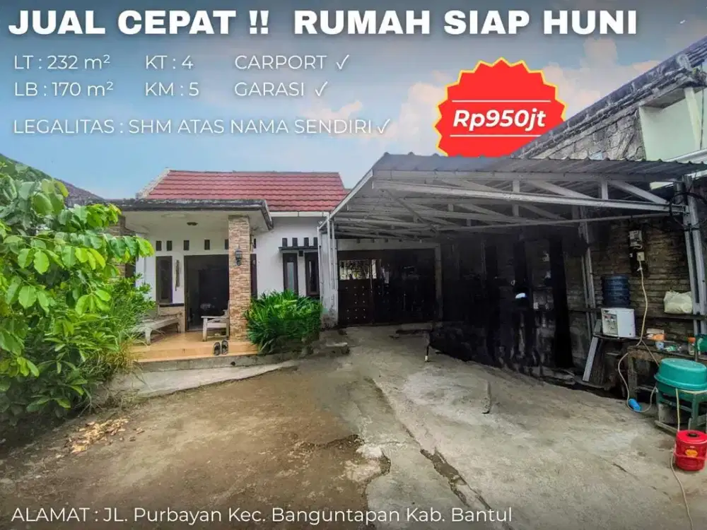232 m² Tanah, 170 m² Bangunan - Rumah Idaman Cocok Buat Keluarga Besar
