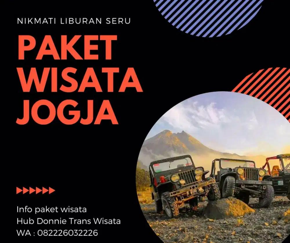 Jasa paket wisata Jogja & Sekitar nya