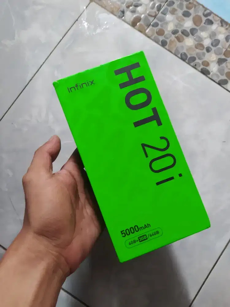 Infinix hot 20i 4+3/64 6000mah original resmi Indonesia